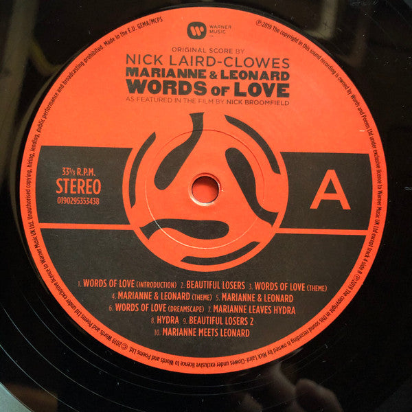 Nick Laird-Clowes : Marianne & Leonard  Words Of Love (LP, Album)