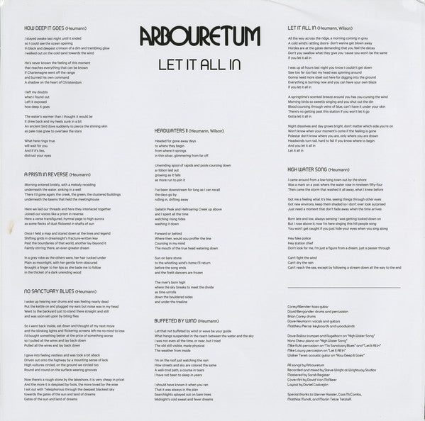 Arbouretum : Let It All In (LP, Album)