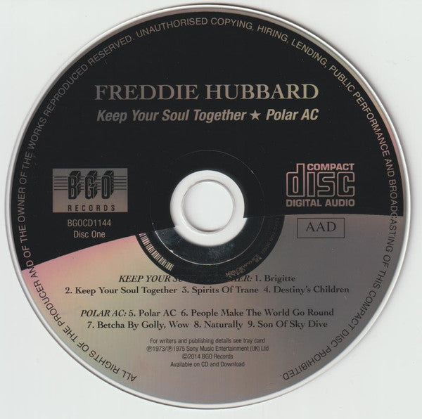 Freddie Hubbard : Keep Your Soul Together / Polar AC / Skagly (2xCD, Comp)
