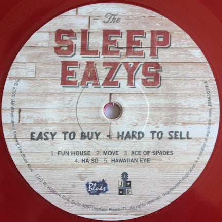 The Sleep Eazys : Easy To Buy - Hard To Sell (LP, Album, Red)