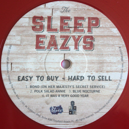The Sleep Eazys : Easy To Buy - Hard To Sell (LP, Album, Red)