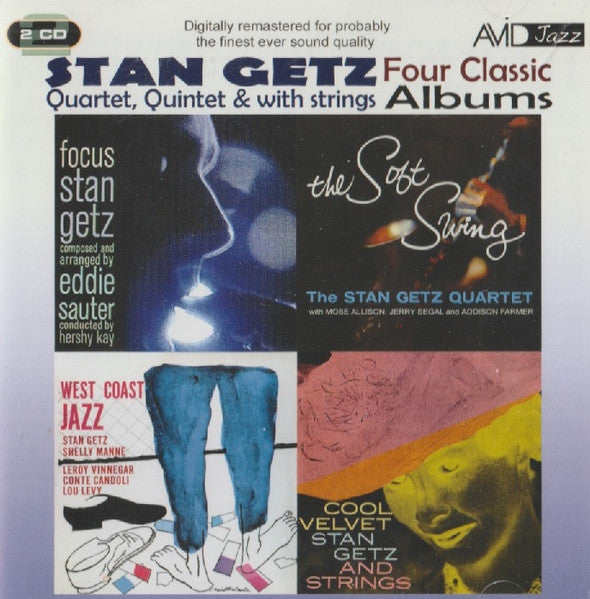 Stan Getz : Four Classic Albums: Focus / The Soft Swing / West Coast Jazz / Cool Velvet (2xCD, Comp)
