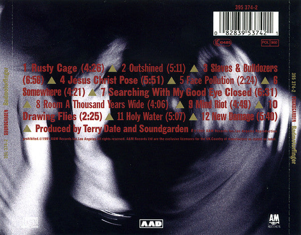 Soundgarden : Badmotorfinger (CD, Album, RE, Arv)