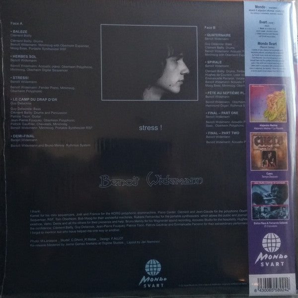 Benoît Widemann : Stress ! (LP, Album, RM, RP)