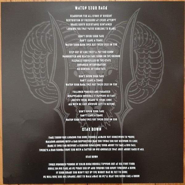 Charger (8) : Watch Your Back / Stay Down 12" (12")