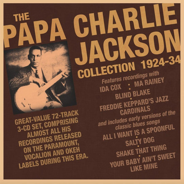 Papa Charlie Jackson : Collection 1924-34 (3xCD, Comp)
