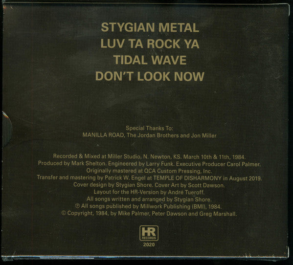 Stygian Shore : Stygian Shore (CD, EP, RE, Sli)
