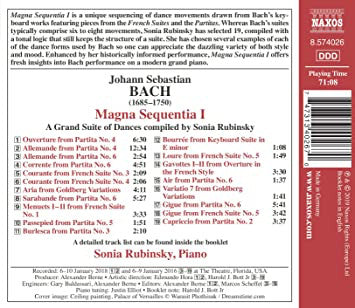 Johann Sebastian Bach, Sonia Rubinsky : Magna Sequentia I - A Grand Suite Of Dances (CD, Album)