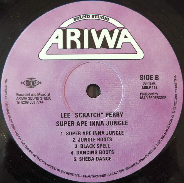 Lee Perry Feat. Mad Professor / Douggie Digital / Juggler : Super Ape Inna Jungle (LP, Album, RE)