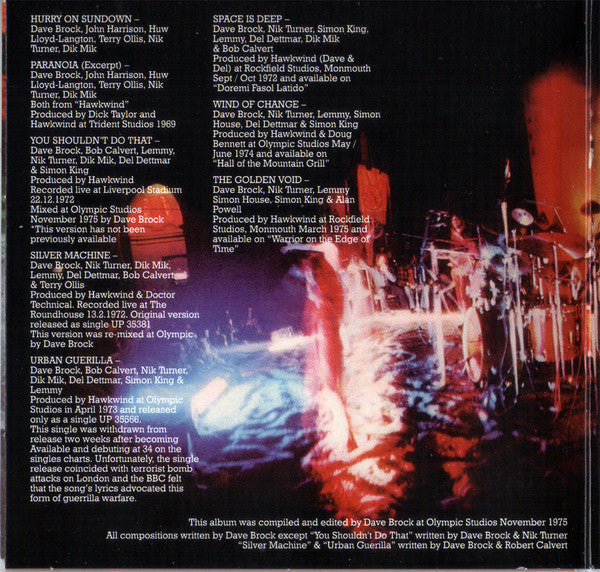 Hawkwind : Roadhawks (CD, Comp, RM)