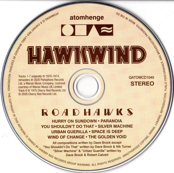 Hawkwind : Roadhawks (CD, Comp, RM)