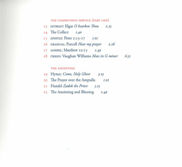 Paul McCreesh : An English Coronation 1902 - 1953 (2xCD, Album, Dig)