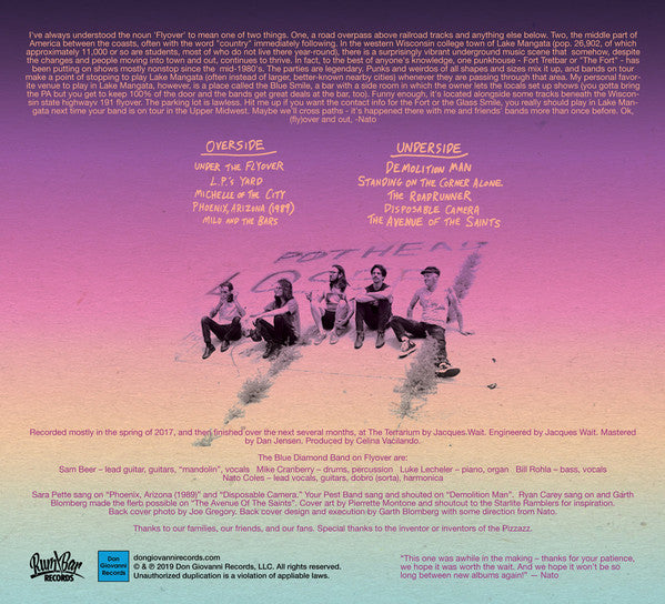 Nato Coles And The Blue Diamond Band : Flyover (CDr, Album)