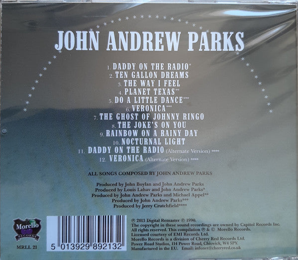 John Andrew Parks : John Andrew Parks (CD, Album, RE)