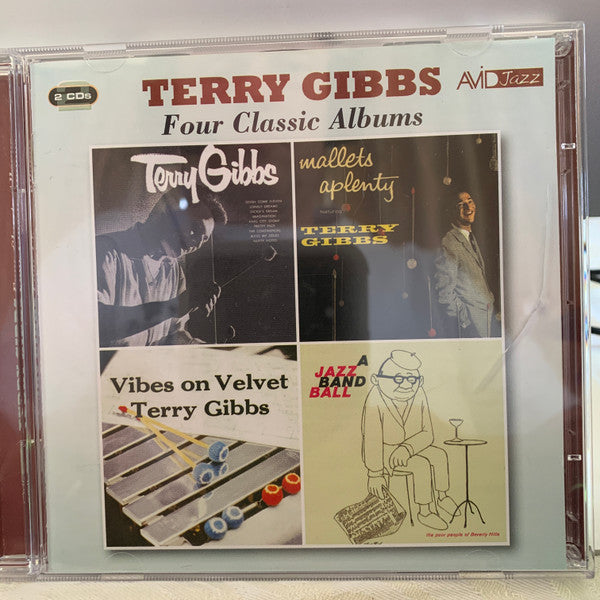 Terry Gibbs : Four Classic Albums: Terry Gibbs / Mallets-A-Plenty / Vibes On Velvet / A Jazz Band Ball (2xCD, Comp, RM)