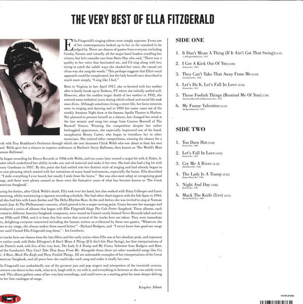 Ella Fitzgerald : The Very Best Of (LP, Comp)