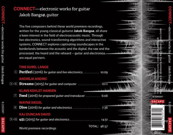 Jakob Bangsø : Connect - Electronic Works For Guitar (CD, Album)
