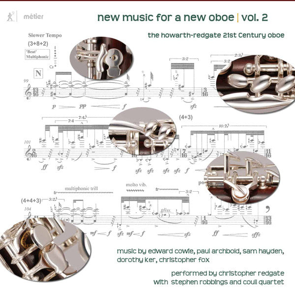 Christopher Redgate With Stephen Robbings And Couli Quartet : New Music For A New Oboe, Vol. 2 (CD, Album)