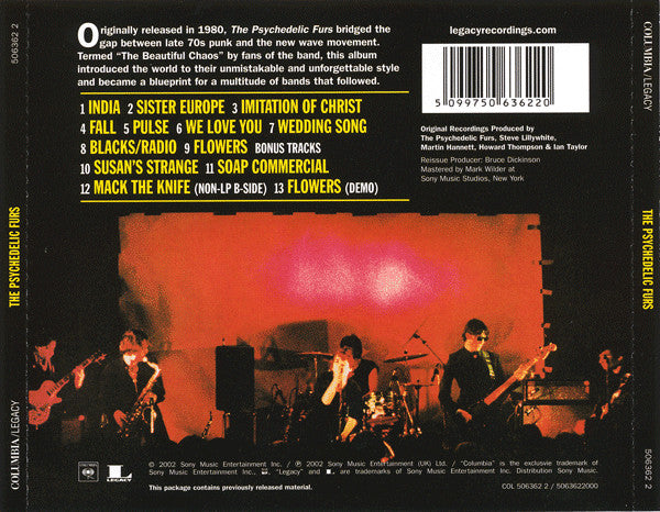 The Psychedelic Furs : The Psychedelic Furs (CD, Album, RE)