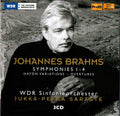 Johannes Brahms, Jukka-Pekka Saraste, WDR Sinfonieorchester Köln : Symphonies 1-4 Haydn Variations Ouvertures (3xCD)
