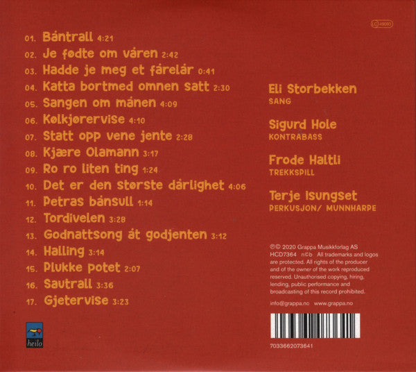 Eli Storbekken Og Sigurd Hole : Spellstenen (CD, Album, Ltd)