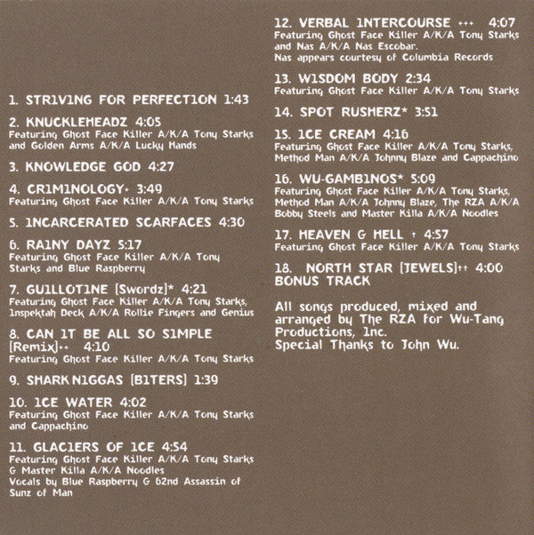 Chef Raekwon* : Only Built 4 Cuban Linx... (CD, Album, RE, Ter)
