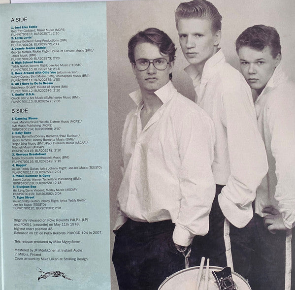 Teddy & The Tigers : Boppin' (10", Album, Ltd, RE, Gat + 7", Maxi, Ltd, RE)