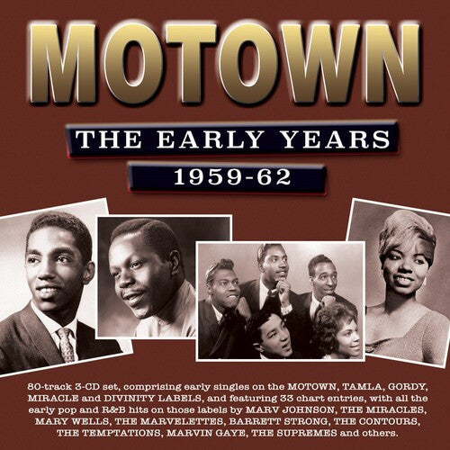 Various : Motown (The Early Years 1959-62) (3xCD, Comp)