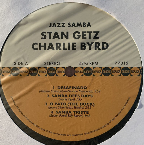 Stan Getz, Charlie Byrd : Jazz Samba (LP, Album, RE + CD, Album, RE)