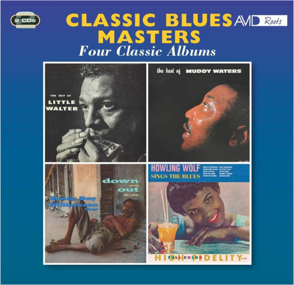 Various : Classic Blues Masters - Four Classic Albums (2xCD, Comp, RM)