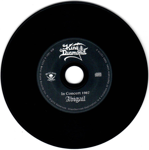 King Diamond : In Concert 1987 Abigail (CD, Album, RE, Gat)