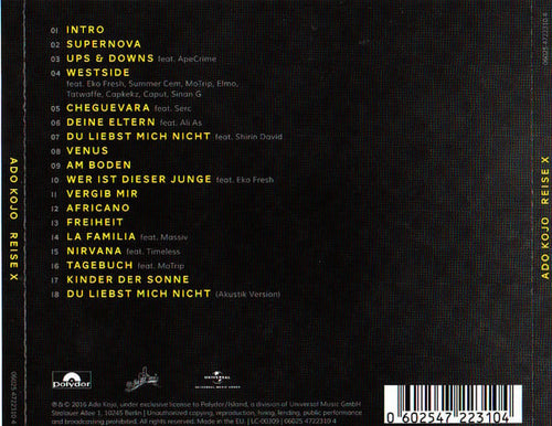 Ado Kojo : Reise X (CD, Album)