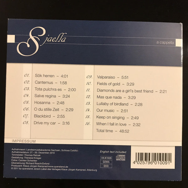 Sjaella : Sjaella (CD, Album)