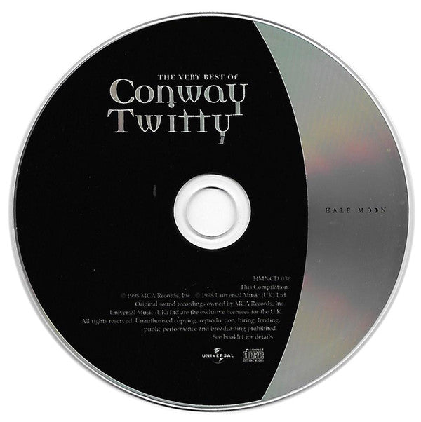 Conway Twitty : The Very Best Of Conway Twitty (CD, Comp, RE)