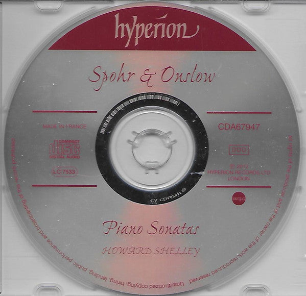 Louis Spohr, George Onslow, Howard Shelley : Piano Sonatas (CD, Album)
