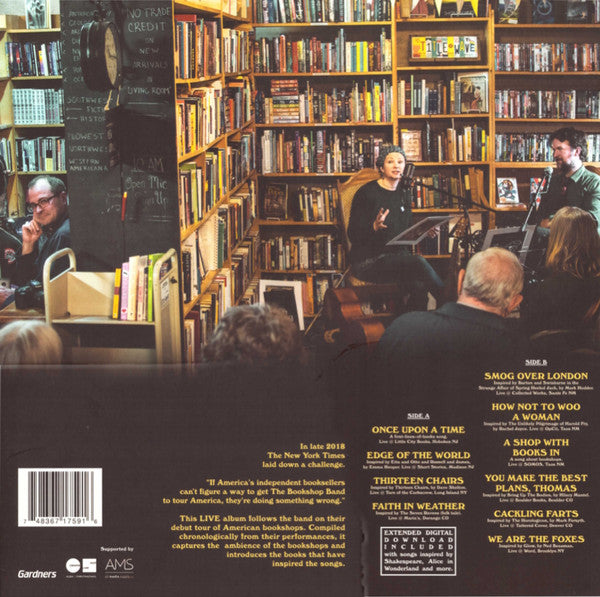 The Bookshop Band : Live In American Bookshops (LP, Album, Ltd)