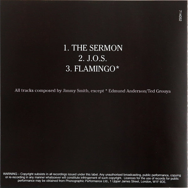 Jimmy Smith : The Sermon! (CD, Album, RE)