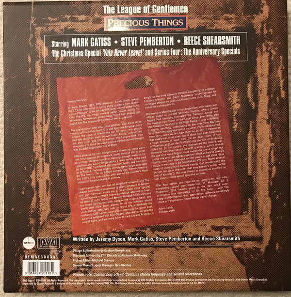 The League Of Gentlemen (3) : Precious Things (LP, Comp, Whi + LP, Cle + LP, S/Sided, Etch, Cle)