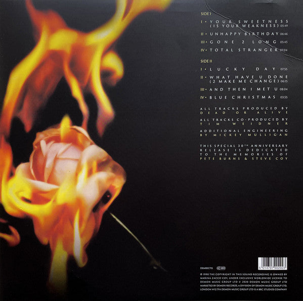 Dead Or Alive : Fan The Flame (Part I) (LP, Album, RE, Whi)