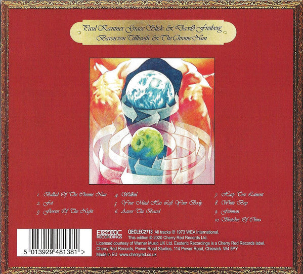 Paul Kantner, Grace Slick & David Freiberg : Baron Von Tollbooth & The Chrome Nun (CD, Album, RE, RM, Dig)