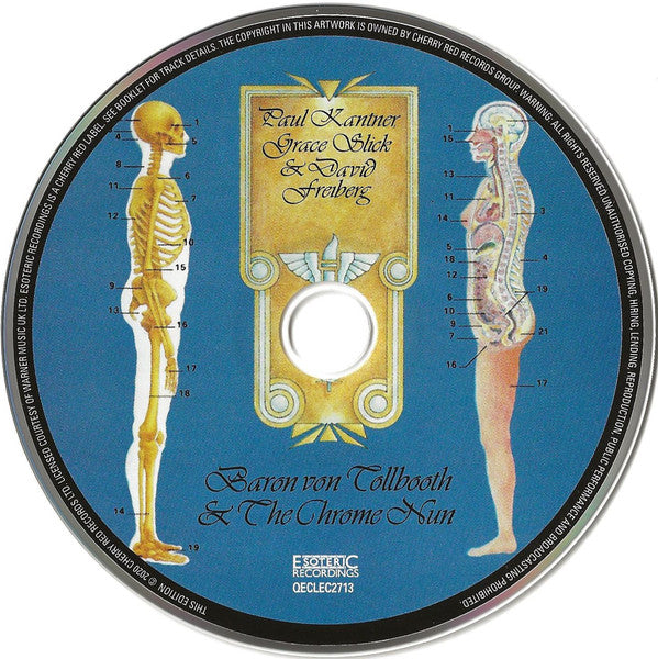 Paul Kantner, Grace Slick & David Freiberg : Baron Von Tollbooth & The Chrome Nun (CD, Album, RE, RM, Dig)