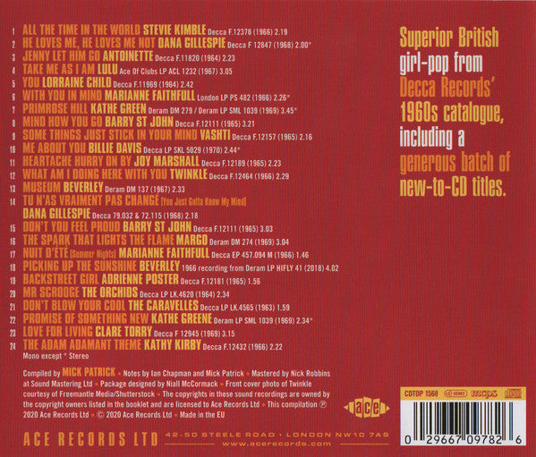 Various : Don't Blow Your Cool! (More 60s Girls From UK Decca) (CD, Comp)