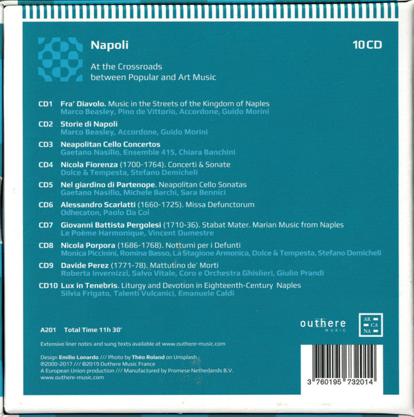 Various : Napoli - At The Crossroads Between Popular And Art Music (10xCD, Album + Box, Comp)