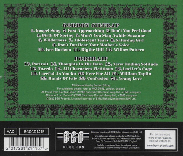 Gordon Giltrap : Gordon Giltrap / Portrait (CD, Comp, RM)