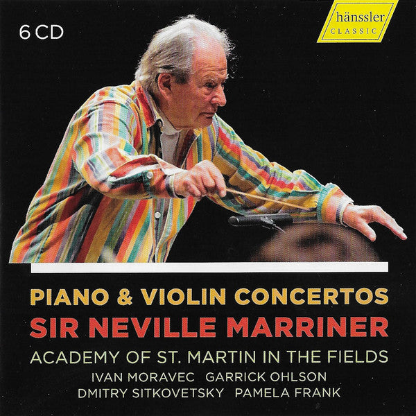 Sir Neville Marriner, The Academy Of St. Martin-in-the-Fields, Ivan Moravec, Garrick Ohlsson, Dmitry Sitkovetsky, Pamela Frank : Piano & Violin Concertos (6xCD, Comp)
