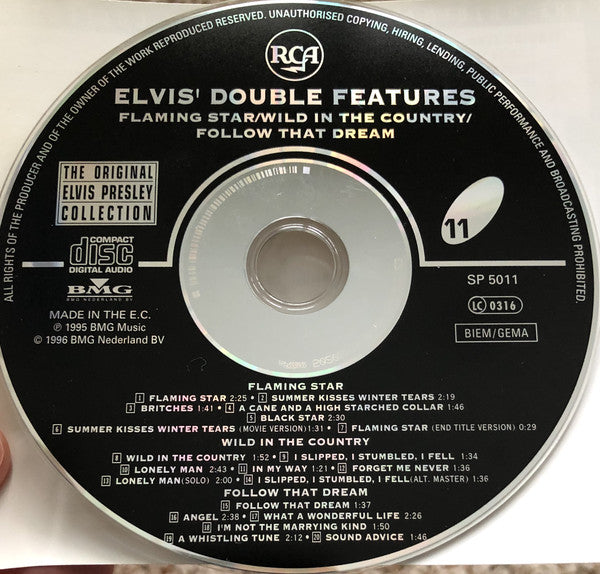 Elvis Presley : Flaming Star & Wild In The Country & Follow That Dream (CD, Album, Comp, RM)