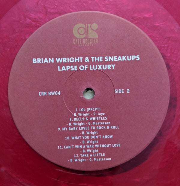 Brian Wright (7) : Lapse Of Luxury (LP, Album, Mag)