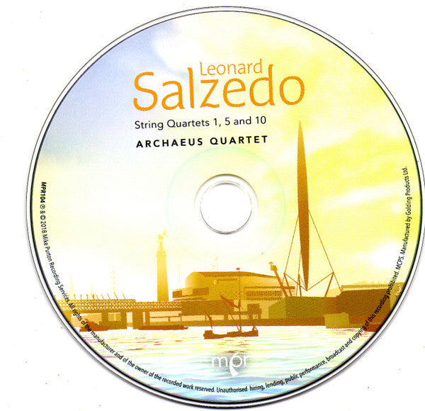 Leonard Salzedo, Archaeus Quartet : String Quartets 1, 5 And 10 (CD, Album)