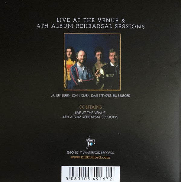 Bruford : Live At The Venue & 4th Album Rehearsal Sessions (CD, Album + CD, Album)