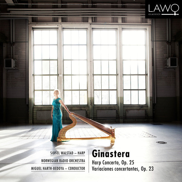 Alberto Ginastera \\ Sidsel Walstad, Kringkastingsorkestret, Miguel Harth-Bedoya : Harp Concerto, Op.25 - Variaciones Concertantes, Op.23 (CD, Album)